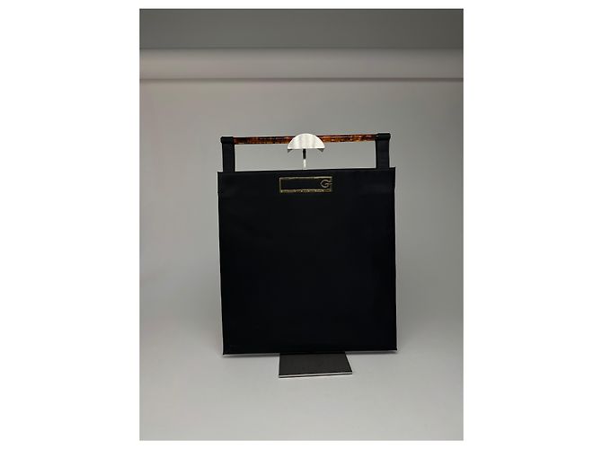 Vintage Givenchy Handtasche in Marineblau - Ansicht 3