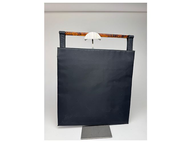 Vintage Givenchy Handtasche in Marineblau - Ansicht 4