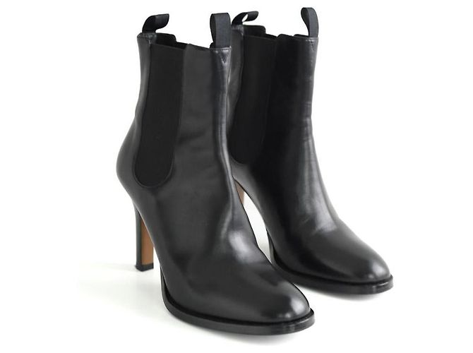 JW Anderson Boots en cuir noires - vue 3