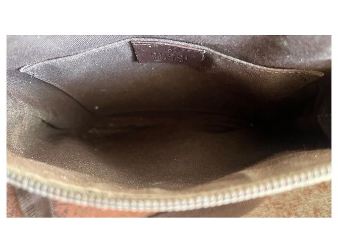 Borsa a tracolla Gucci Monogramma Beige - vista 5