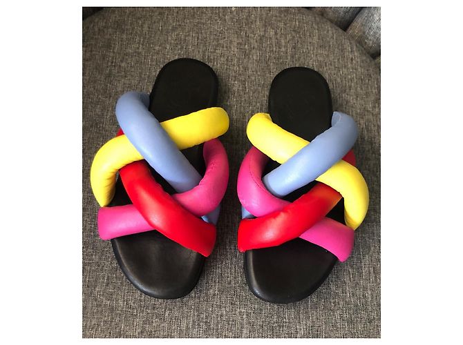 Sandali Moncler Genius JW Anderson Pelle Multicolore 38 - vista 2