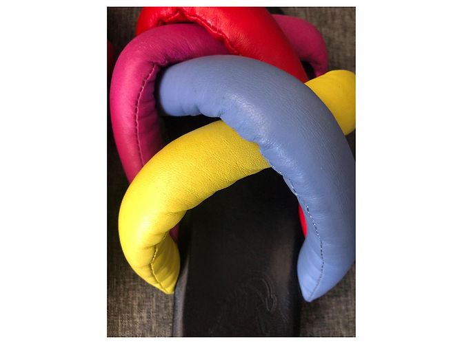 Sandali Moncler Genius JW Anderson Pelle Multicolore 38 - vista 4