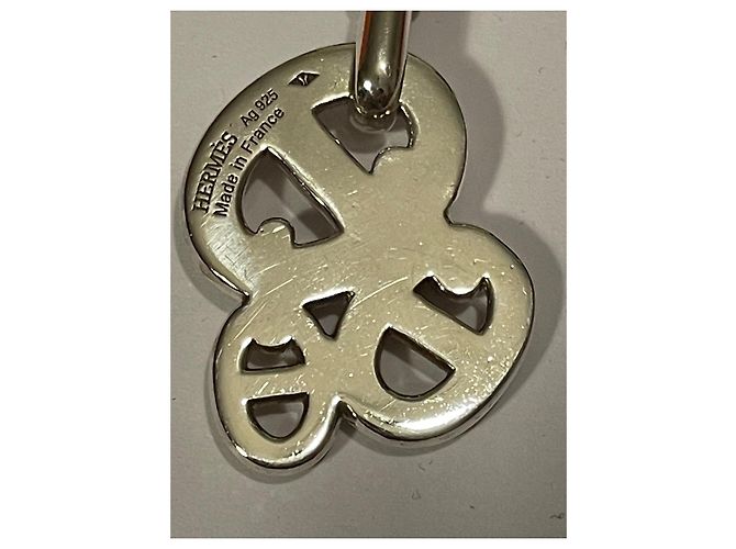 Collana con Pendente a Catena d'Ancora Hermès Argento - vista 11