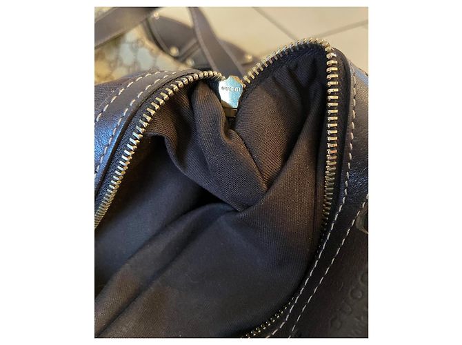 Borsa Gucci GG Monogram Indy Beige - vista 10