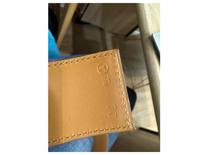 Hermès Medor Gürtel aus rotem Leder - Ansicht 7
