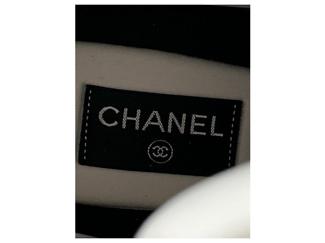 Chanel High-Top Sneaker Leder grau rosa - Ansicht 10