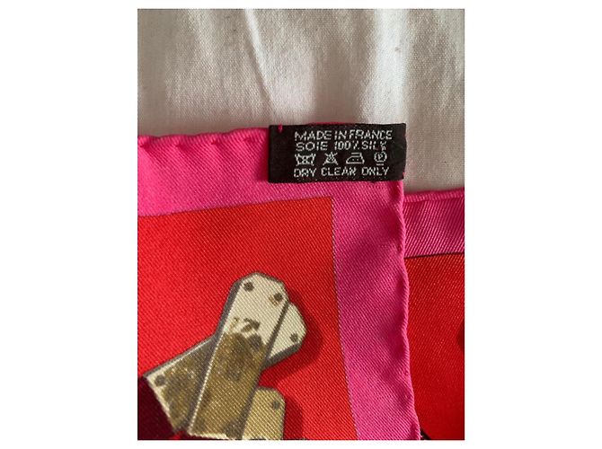 Hermès Very Kelly Seidentuch orange - Ansicht 3