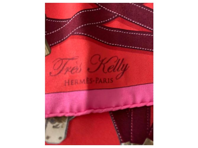Hermès Very Kelly Seidentuch orange - Ansicht 7