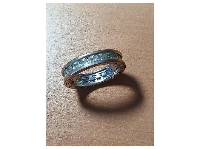 Autre Marque Bvlgari Ring aus Weißgold silberfarben Größe 49 - Ansicht 4