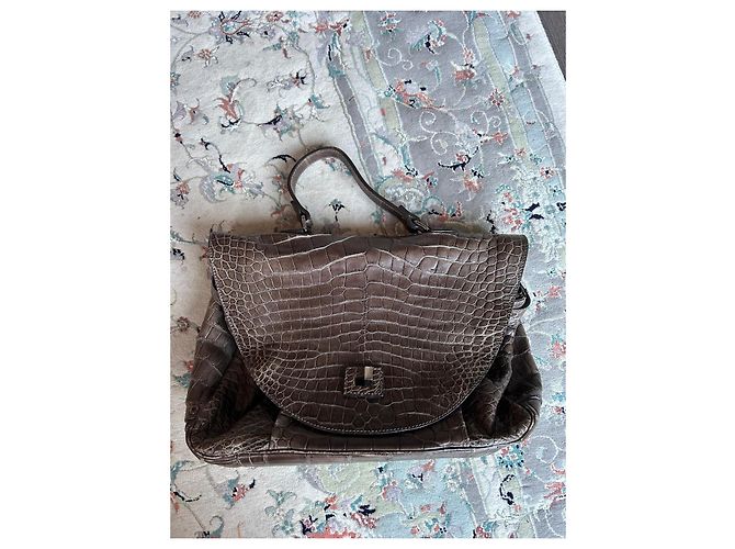 Grande Tote Puffy Zagliani Marrone - vista 3