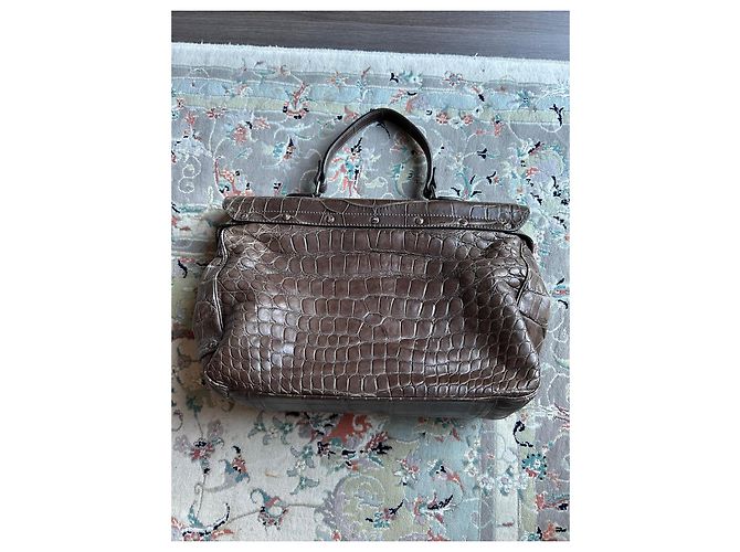 Grande Tote Puffy Zagliani Marrone - vista 5