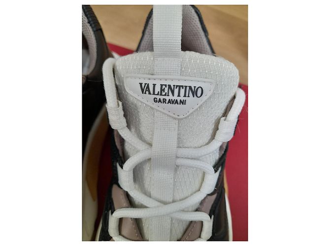 Sneakers Valentino Garavani in pelle nera Nero - vista 7