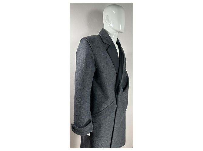 Autre Marque Bianca Saunders Runway Wool Grey Coat - view 3