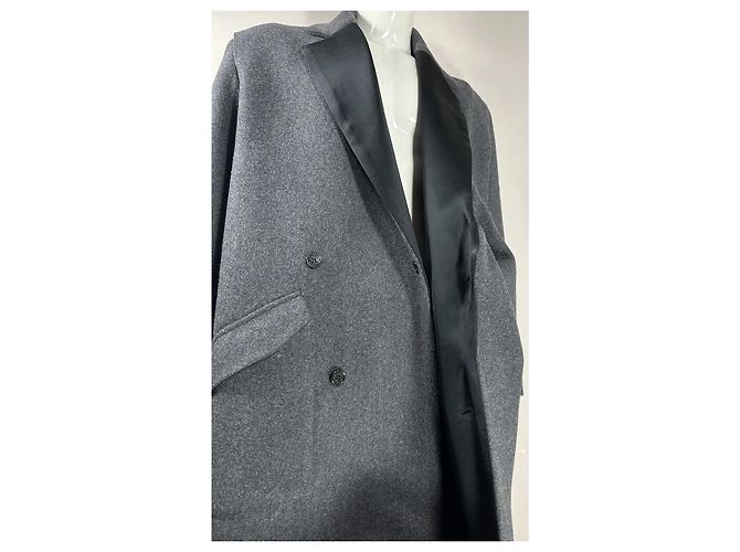 Autre Marque Bianca Saunders Runway Wool Grey Coat - view 6
