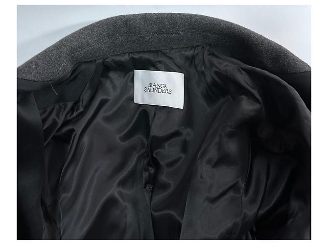 Autre Marque Bianca Saunders Runway Wool Grey Coat - view 7