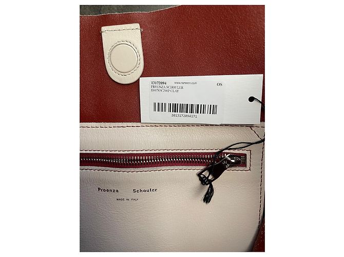 Bolsa de mão Proenza Schouler em couro creme - vista 4