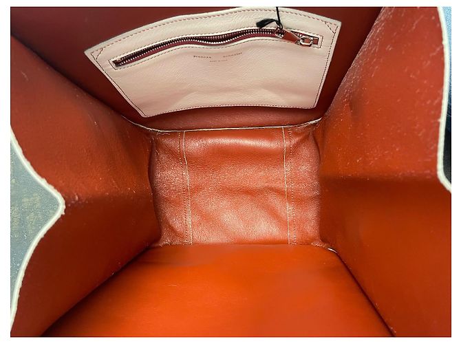 Bolsa de mão Proenza Schouler em couro creme - vista 9