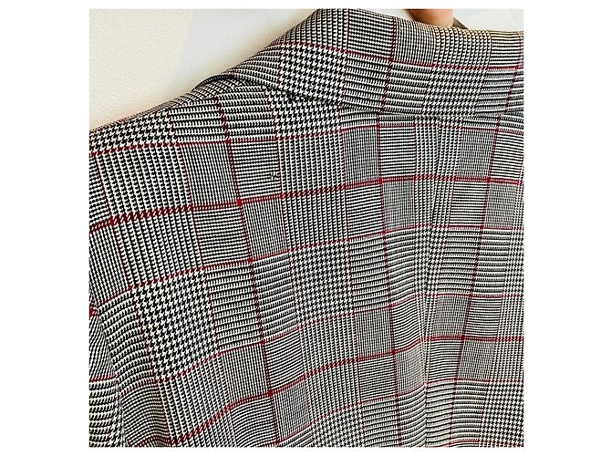 Dolce & Gabbana Check Wool Blazer Grey - view 4