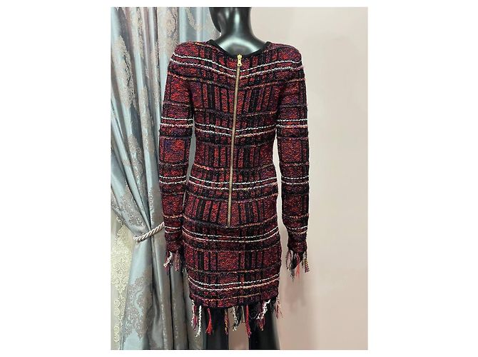 Abito Balmain in viscosa multicolore - vista 2