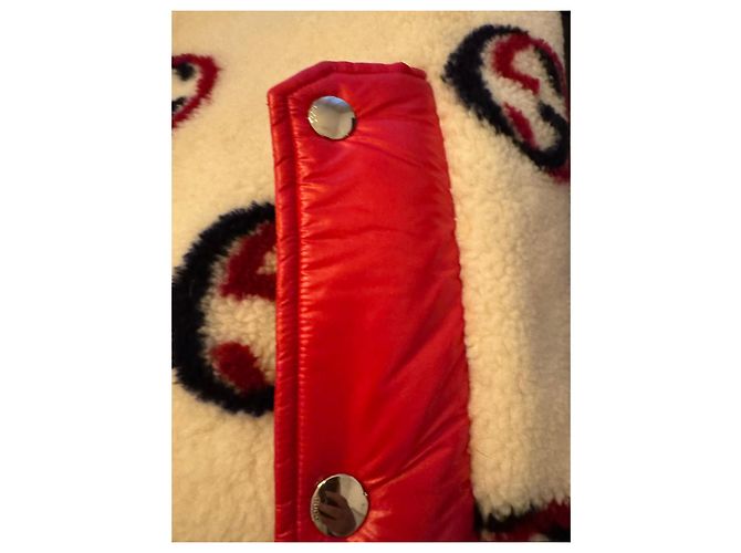 Abrigo Gucci Rojo Oscuro de Lana Burdeos - vista 10