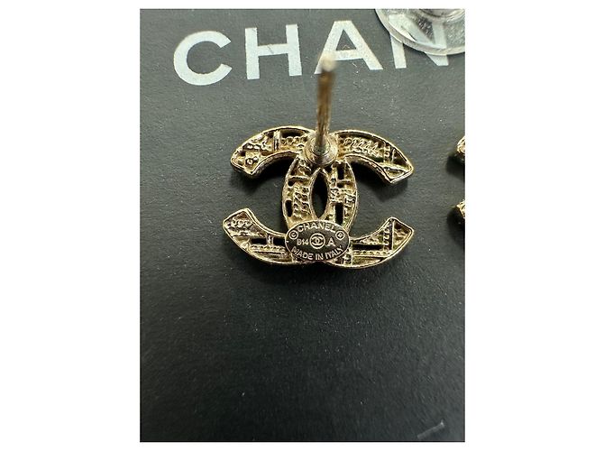 Chanel CC Dourado - vista 9