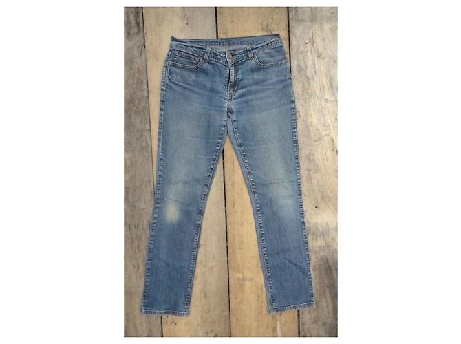 Levi's 546 Jeans Hellblau Gerade Schnitt Baumwolle - Ansicht 2