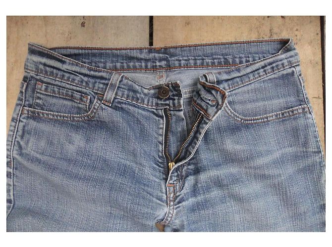 Levi's 546 Jeans Hellblau Gerade Schnitt Baumwolle - Ansicht 4