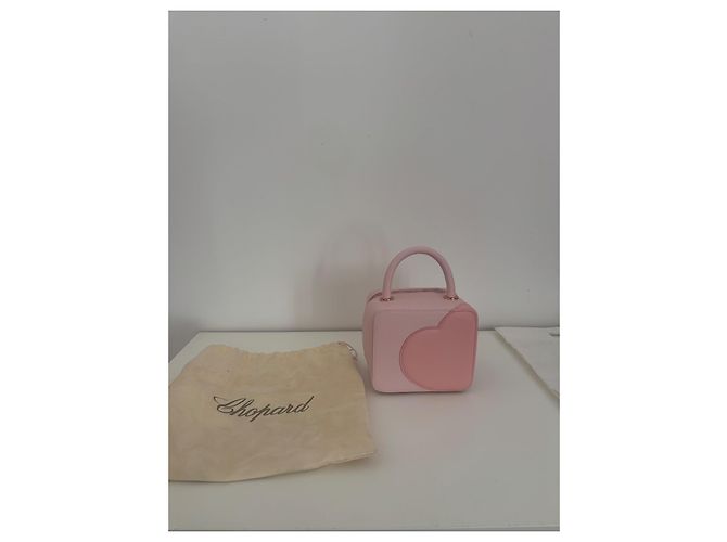 Chopard x Chloë Sevigny Borsa a spalla in pelle rosa Green Carpet - vista 2