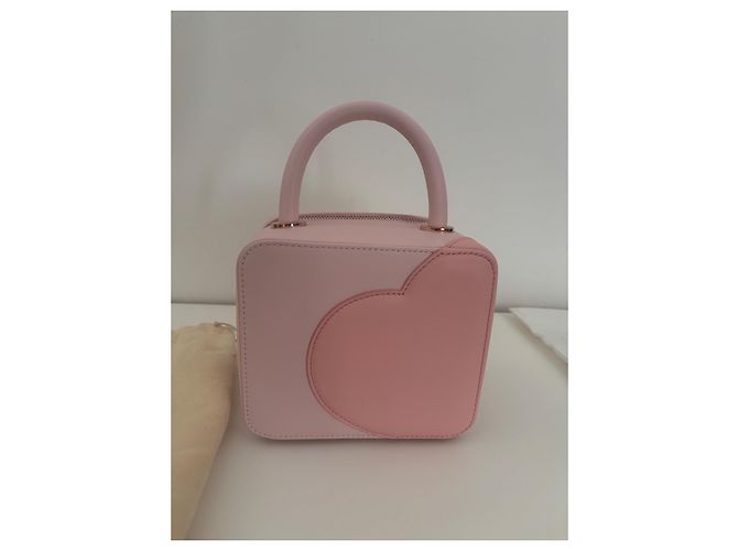 Chopard x Chloë Sevigny Borsa a spalla in pelle rosa Green Carpet - vista 3