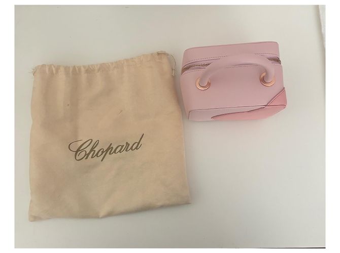 Chopard x Chloë Sevigny Borsa a spalla in pelle rosa Green Carpet - vista 4