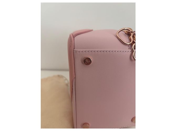 Chopard x Chloë Sevigny Borsa a spalla in pelle rosa Green Carpet - vista 9