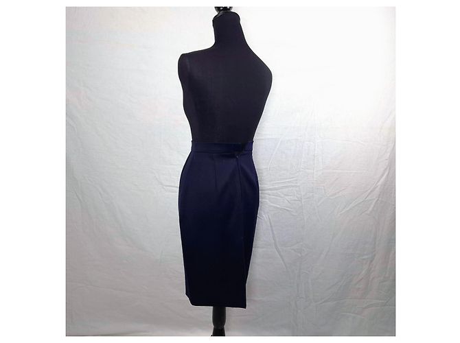 Valentino Garavani Gonna blu Valentino vintage anni '90 Blu scuro - vista 7