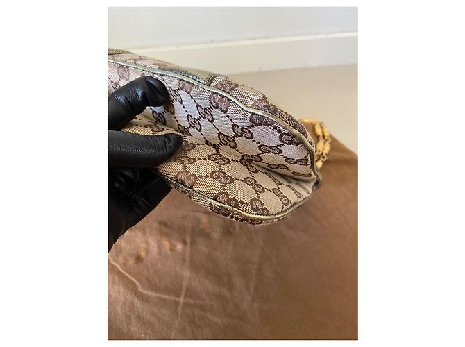 Autre Marque Borsa a spalla Gucci Bamboo Chain in metallo Multicolore - vista 12
