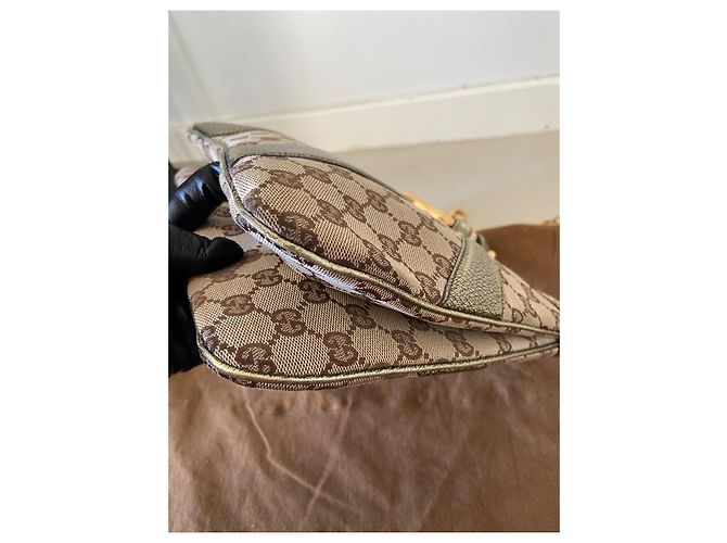 Autre Marque Borsa a spalla Gucci Bamboo Chain in metallo Multicolore - vista 13