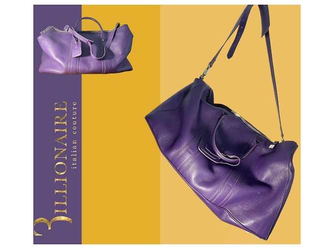 Billionaire Luxurious travel bag (large size) Dark purple - view 10