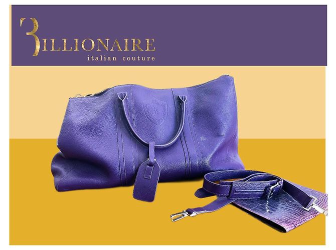 Billionaire Luxurious travel bag (large size) Dark purple - view 12