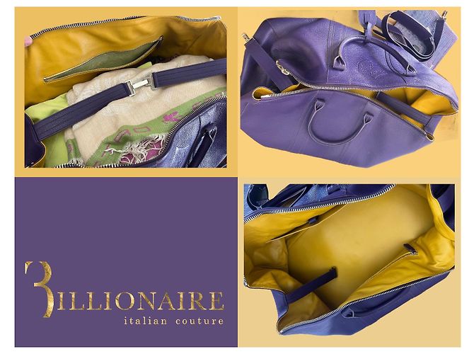 Billionaire Luxurious travel bag (large size) Dark purple - view 13