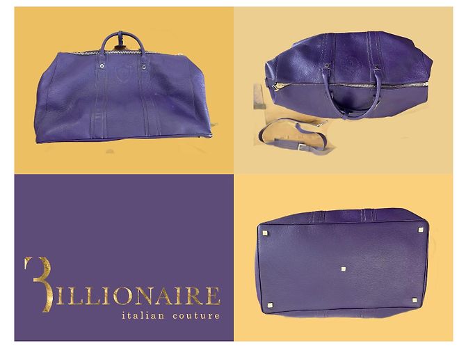 Billionaire Luxurious travel bag (large size) Dark purple - view 14