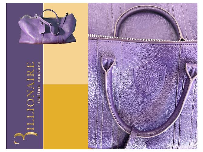 Billionaire Luxurious travel bag (large size) Dark purple - view 15