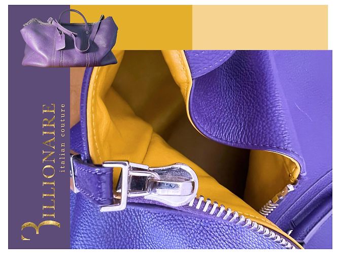 Billionaire Luxurious travel bag (large size) Dark purple - view 2