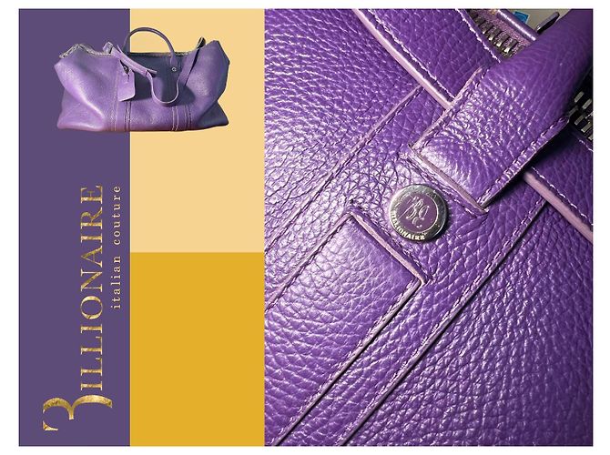 Billionaire Luxurious travel bag (large size) Dark purple - view 4