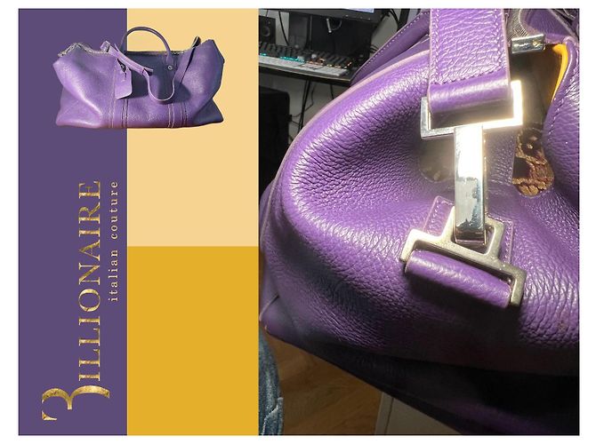 Billionaire Luxurious travel bag (large size) Dark purple - view 5