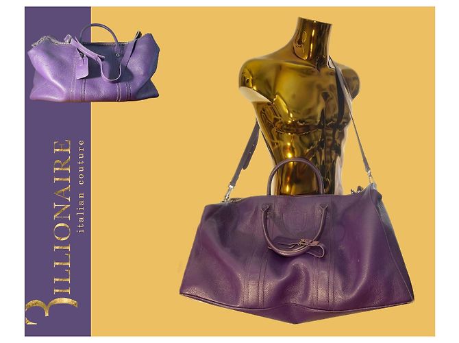 Billionaire Luxurious travel bag (large size) Dark purple - view 9