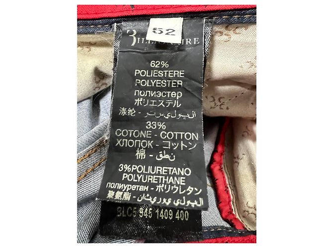 Jeans Billionaire con applicazioni Blu navy - vista 10