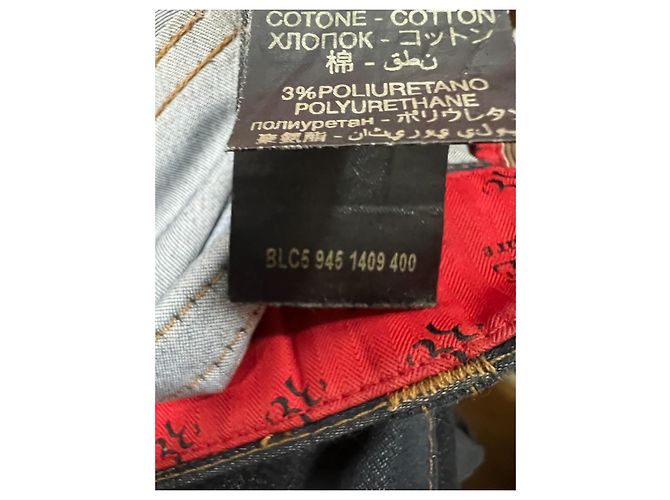 Jeans Billionaire con applicazioni Blu navy - vista 11