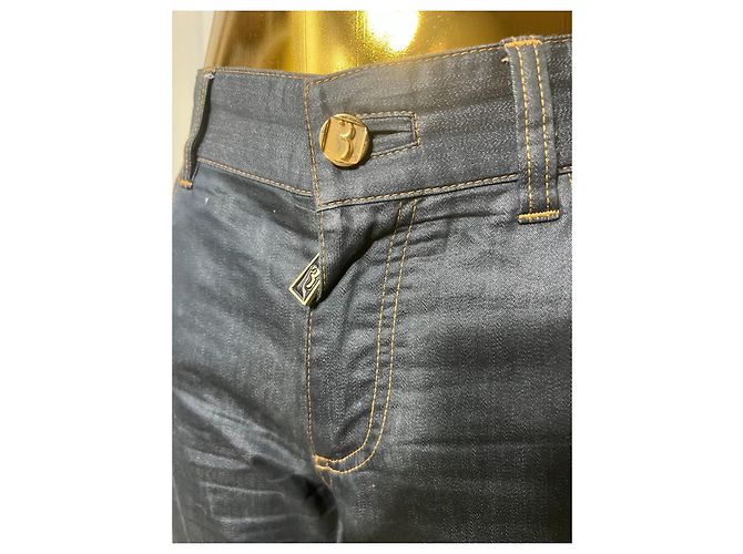 Jeans Billionaire con applicazioni Blu navy - vista 5