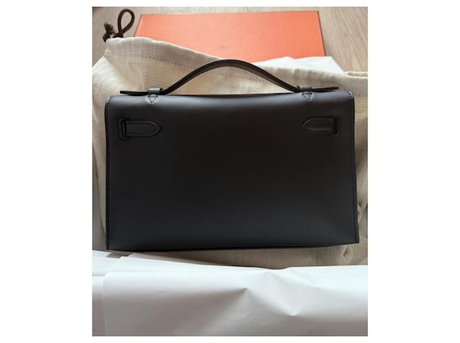 Hermès Borsa pochette Kelly Nero - vista 4