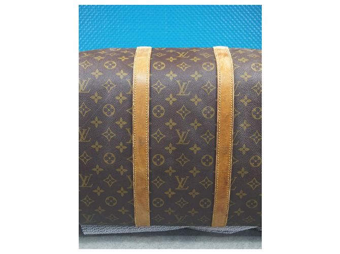 Borsa da viaggio Keepall 55 di Louis Vuitton Marrone - vista 15