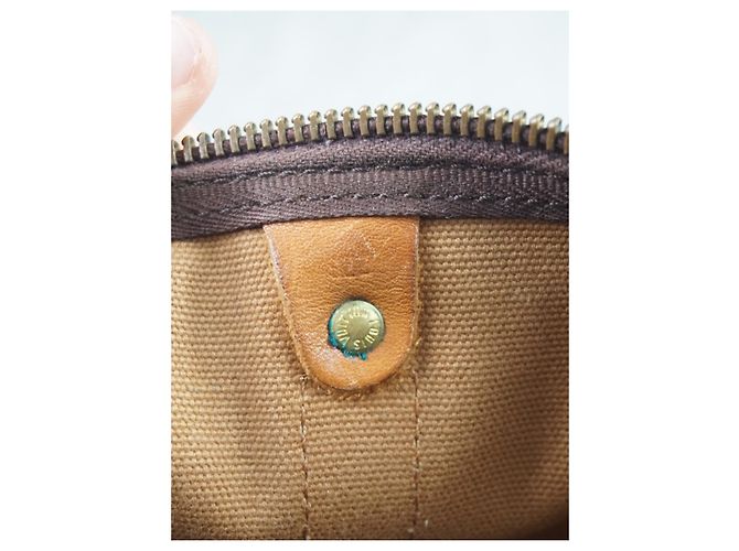 Borsa da viaggio Keepall 55 di Louis Vuitton Marrone - vista 18