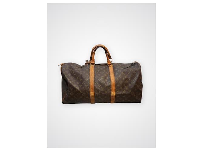 Borsa da viaggio Keepall 55 di Louis Vuitton Marrone - vista 2